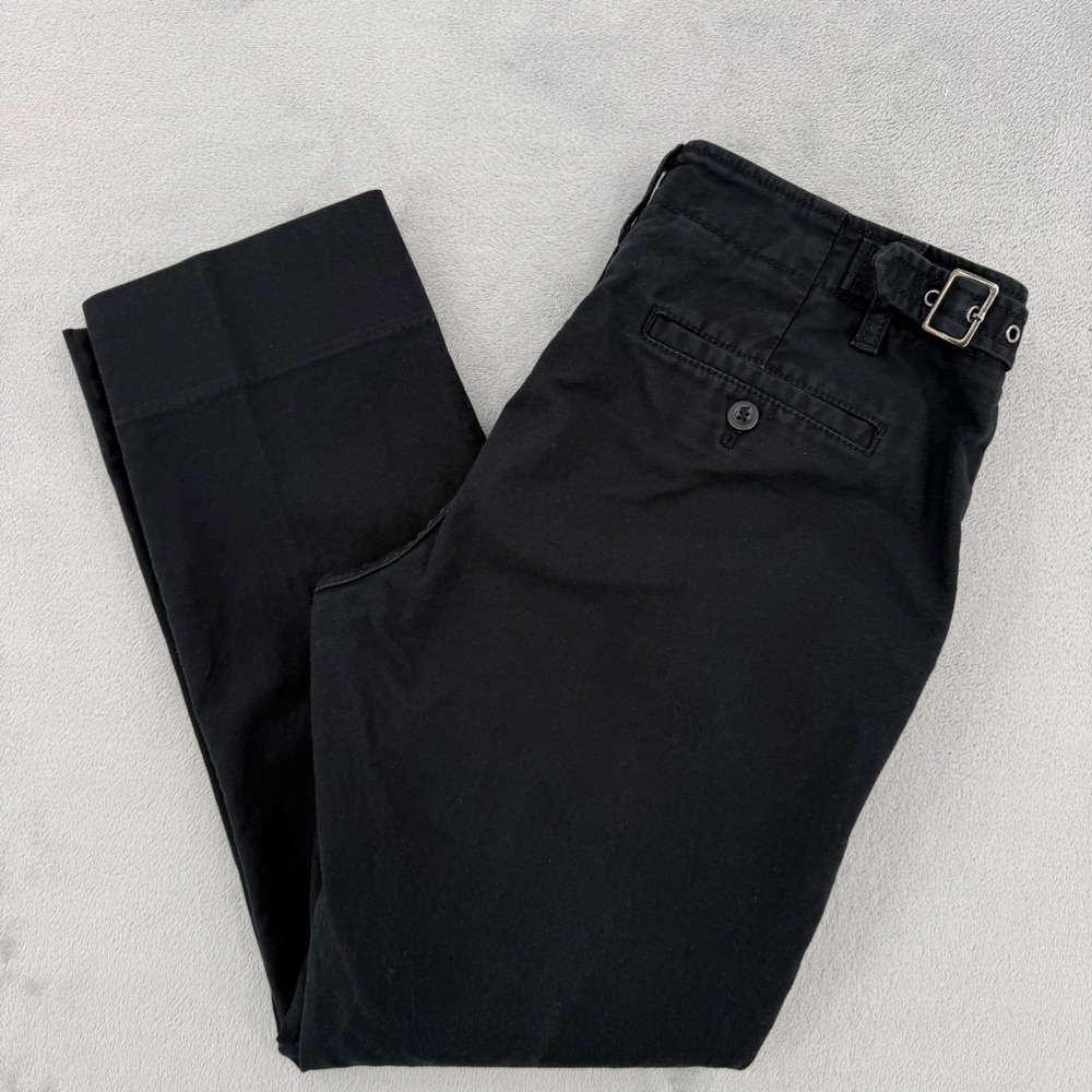 Gap Stretch‎ Chino Pants Womens Straight Leg Flat Front Trousers Size 10 Reg
